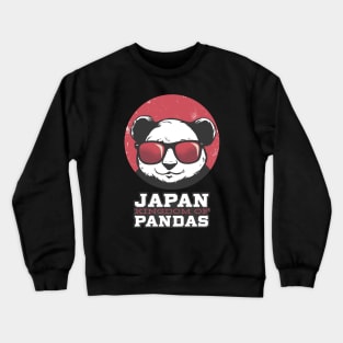 panda with Japanese style Crewneck Sweatshirt